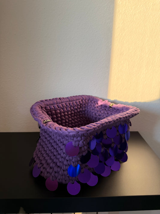CLUTCH CON PAIETTE -KNØTS