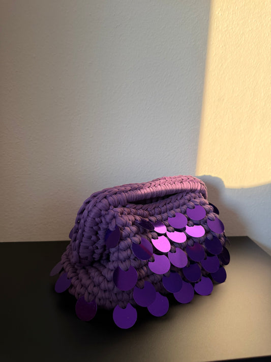 CLUTCH CON PAIETTE -KNØTS